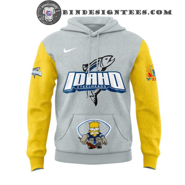 Idaho Steelheads x The Simpsons 35th Anniversary 2025 Hoodie Longpants Cap