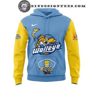 Toledo Walleye x The Simpsons 35th Anniversary 2025 Hoodie Longpants Cap