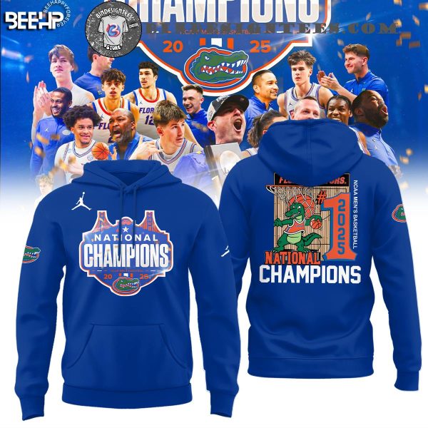 Florida Gators 2025 NCAA Men’s Basketball National Champions 3D T-Shirt