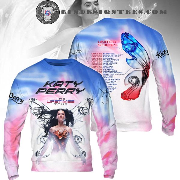Katy Perrry United States Te Lifetimes Tour 2025 3D T-Shirt