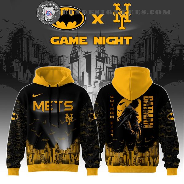 New York Mets x DC Batman Game Night Special New Hoodie Longpants Cap