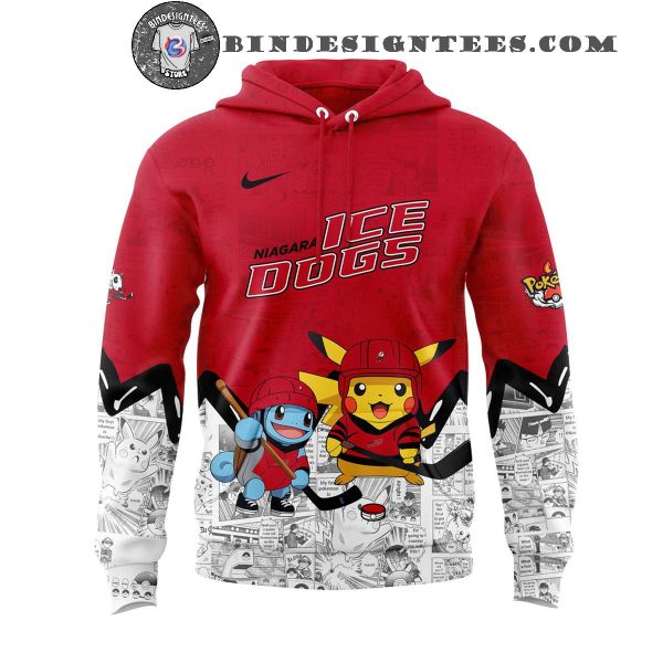 Niagara IceDogs x Pokemon For Fans 2025 Special New Hoodie Longpants Cap