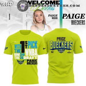 Paige Bueckers 1st With The Pick Wnba In The 2025 Draft Dallas Wings WNBA 2025 Hoodie