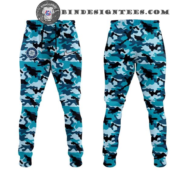 Seattle Mariners Salute MLB x Armed Forces Night Camo Hoodie Longpants Cap
