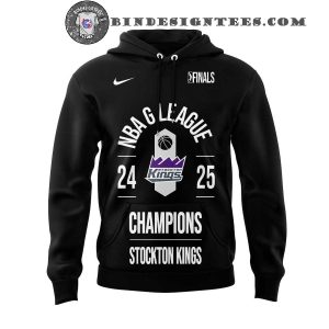 Stockton Kings NBA 2024-25 G League Champions Hoodie
